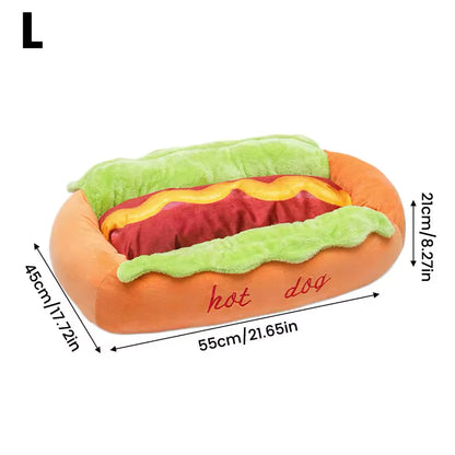 Camita HotDog para Mascotas